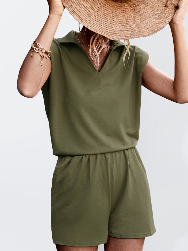 Womens Solid Color Knit Casual Two Piece Set SIZE S-XL